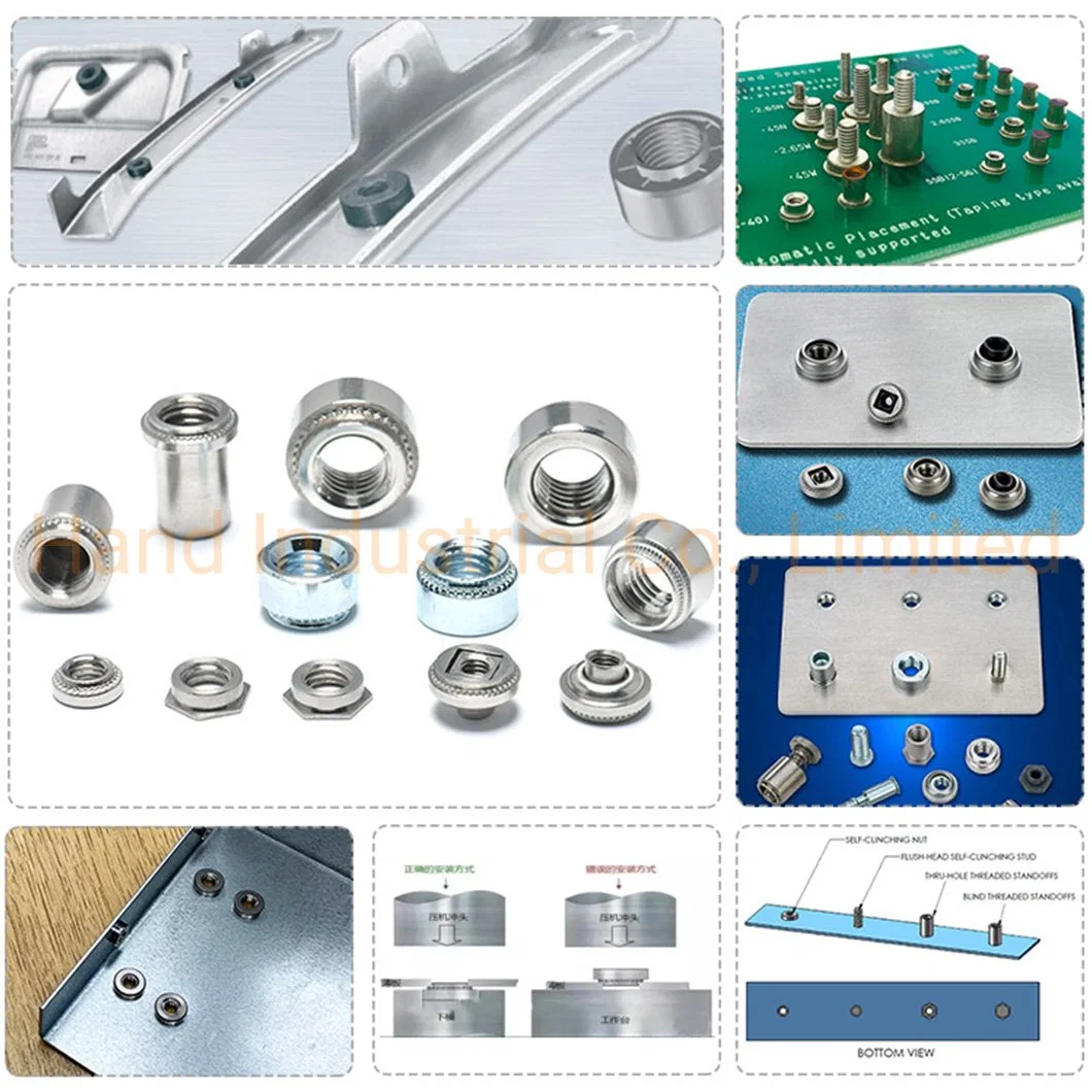 Stainless Steel M3 M4 M5 M6 AC Floating Self Clinching Locking Fasteners